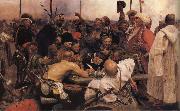 Ilya Repin, The Zaporozhyz Cossachs Writting a Letter to the Turkish Sultan